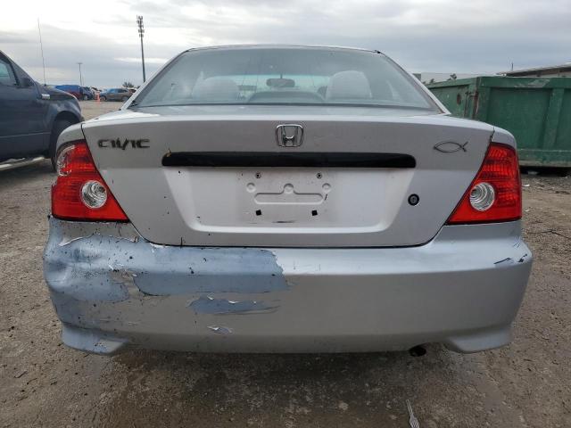 1HGEM221X5L022168 - 2005 HONDA CIVIC DX VP Silber Foto 6