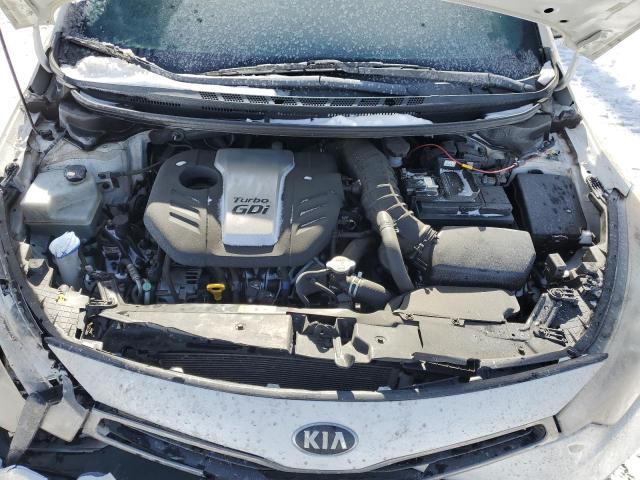 KNAFZ5A37F5346917 - 2015 KIA FORTE SX WHITE photo 11