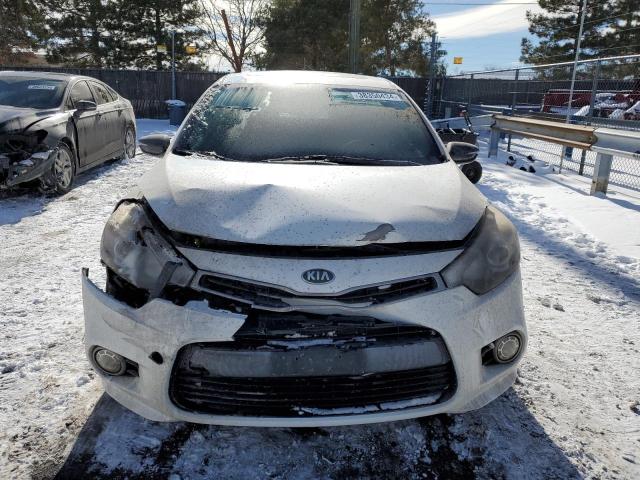 KNAFZ5A37F5346917 - 2015 KIA FORTE SX WHITE photo 5