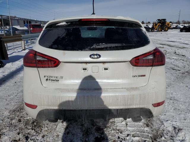 KNAFZ5A37F5346917 - 2015 KIA FORTE SX WHITE photo 6