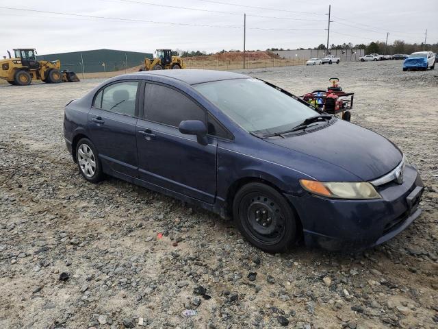 1HGFA16516L007452 - 2006 HONDA CIVIC LX BLUE photo 4