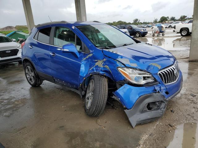 KL4CJCSB1EB571805 - 2014 BUICK ENCORE BLUE photo 4