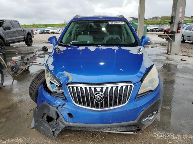 KL4CJCSB1EB571805 - 2014 BUICK ENCORE BLUE photo 5