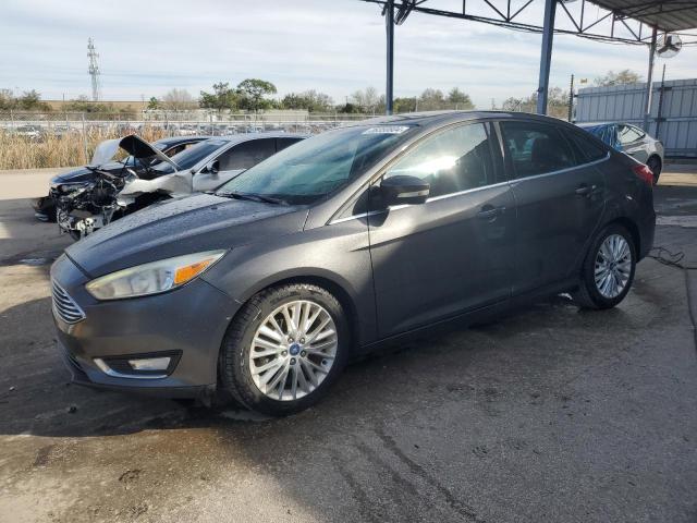 1FADP3J25FL237563 - 2015 FORD FOCUS TITANIUM GRAY photo 1