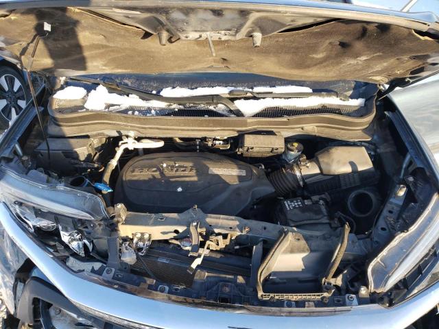 5FNYF5H53KB039930 - 2019 HONDA PILOT EXL BLUE photo 11