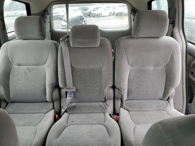 5TDZA23C65S367866 - 2005 TOYOTA SIENNA CE SILVER photo 10