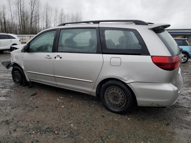 5TDZA23C65S367866 - 2005 TOYOTA SIENNA CE SILVER photo 2