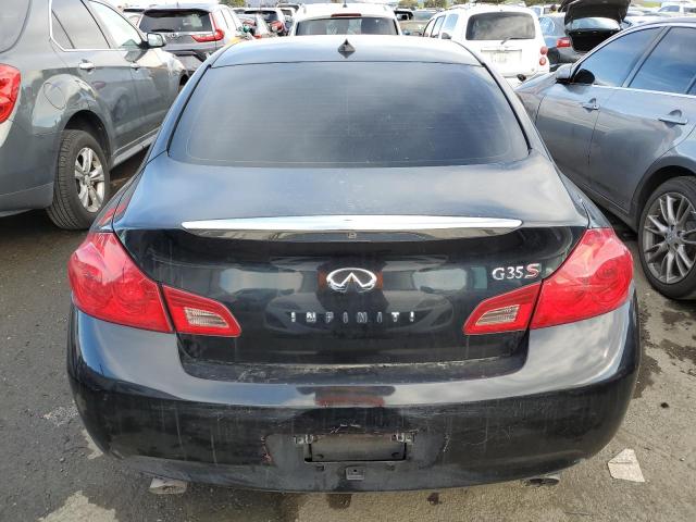 JNKBV61E67M714286 - 2007 INFINITI G35 BLACK photo 6