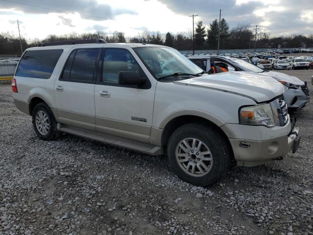 1FMFK18568LA58758 - 2008 FORD EXPEDITION EL EDDIE BAUER WHITE photo 4