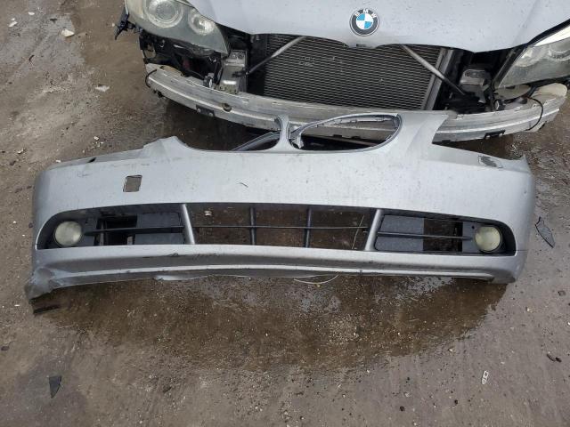 WBANE53586CK80931 - 2006 BMW 525 I GRAY photo 12