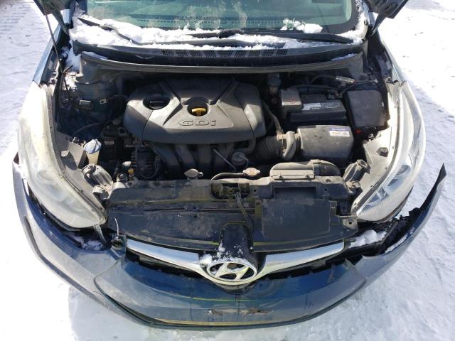 KMHDH4AH2GU552572 - 2016 HYUNDAI ELANTRA SE BLUE photo 11