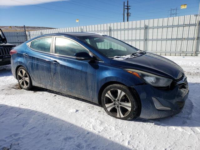 KMHDH4AH2GU552572 - 2016 HYUNDAI ELANTRA SE BLUE photo 4