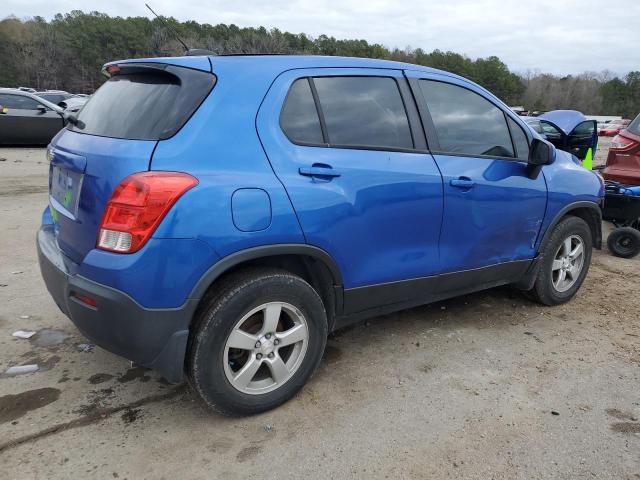 KL7CJPSB4FB103160 - 2015 CHEVROLET TRAX 1LS BLUE photo 3