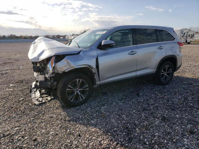 5TDZZRFHXKS292450 - 2019 TOYOTA HIGHLANDER LE SILVER photo 1