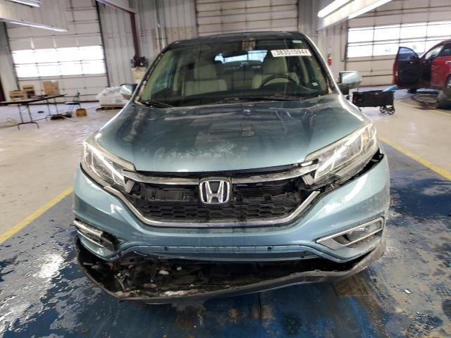 2HKRM4H56FH670862 - 2015 HONDA CR-V EX BLUE photo 5