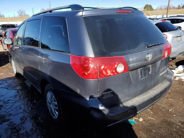 5TDZA23C96S509998 - 2006 TOYOTA SIENNA CE GRAY photo 2