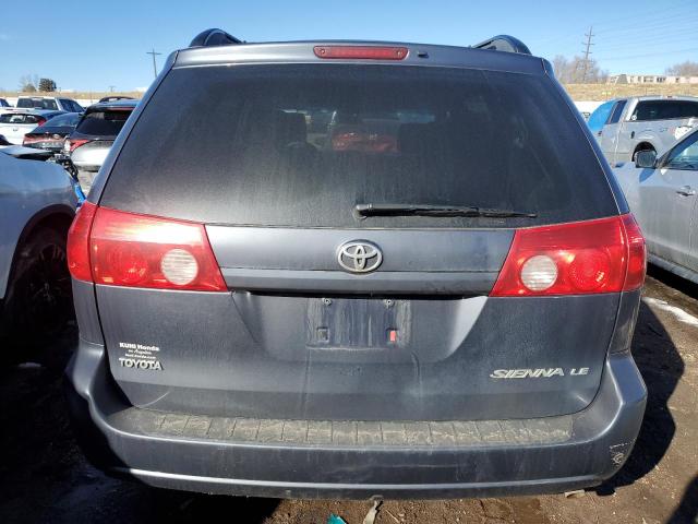 5TDZA23C96S509998 - 2006 TOYOTA SIENNA CE GRAY photo 6