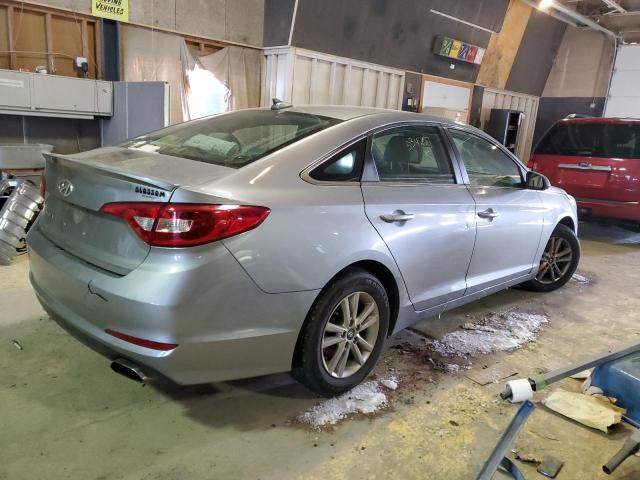 5NPE24AF2HH534237 - 2017 HYUNDAI SONATA SE GRAY photo 3