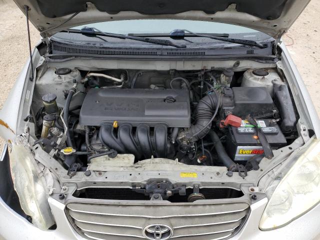 2T1BR32E34C298161 - 2004 TOYOTA COROLLA CE SILVER photo 11