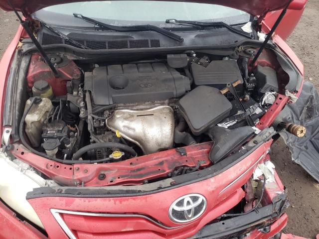 4T1BF3EK0AU088248 - 2010 TOYOTA CAMRY BASE RED photo 11