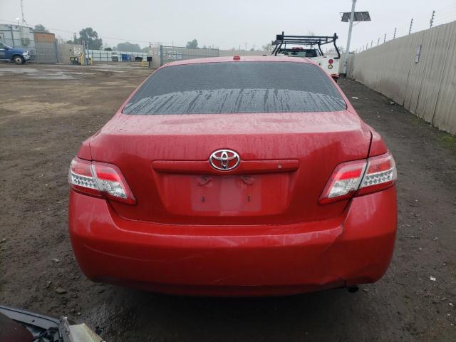 4T1BF3EK0AU088248 - 2010 TOYOTA CAMRY BASE RED photo 6