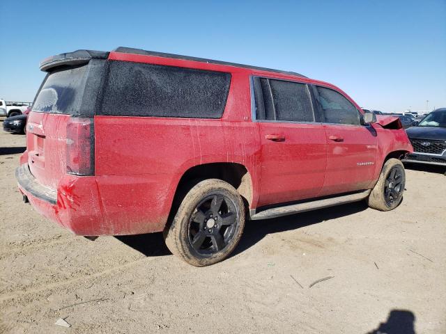 1GNSKJKC8FR530891 - 2015 CHEVROLET SUBURBAN K1500 LT RED photo 3