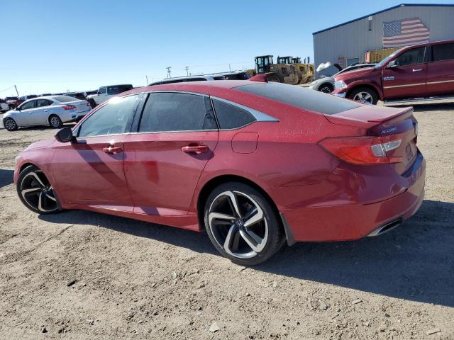 1HGCV1F38JA019141 - 2018 HONDA ACCORD SPORT RED photo 2