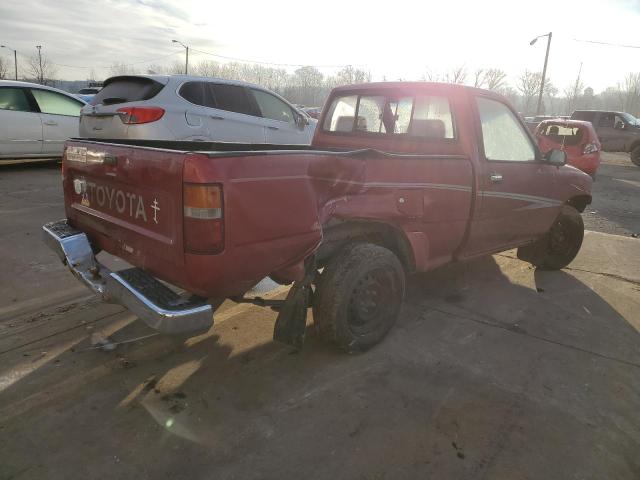 4TARN81P0NZ009489 - 1992 TOYOTA PICKUP 1/2 TON SHORT WHEELBASE DLX BURGUNDY photo 3