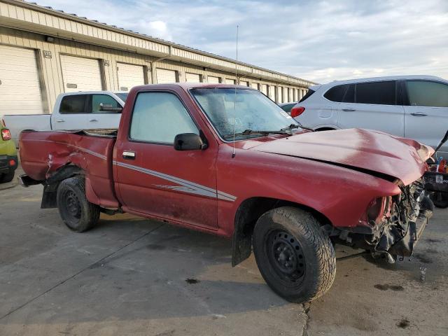 4TARN81P0NZ009489 - 1992 TOYOTA PICKUP 1/2 TON SHORT WHEELBASE DLX BURGUNDY photo 4