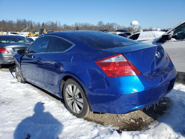 1HGCS12379A017391 - 2009 HONDA ACCORD LX BLUE photo 2