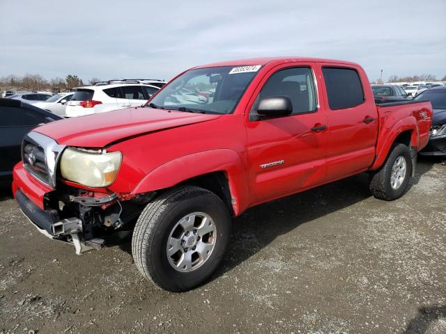 5TEJU62NX7Z384979 - 2007 TOYOTA TACOMA DOUBLE CAB PRERUNNER RED photo 1