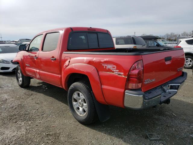 5TEJU62NX7Z384979 - 2007 TOYOTA TACOMA DOUBLE CAB PRERUNNER RED photo 2
