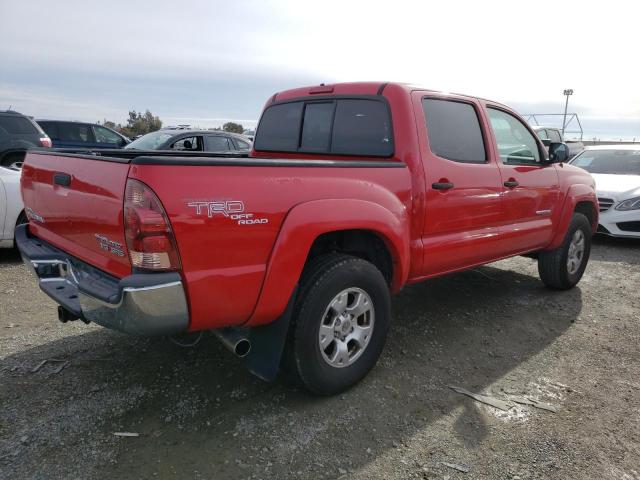5TEJU62NX7Z384979 - 2007 TOYOTA TACOMA DOUBLE CAB PRERUNNER RED photo 3