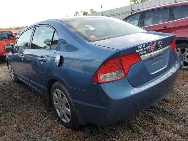 2HGFA1F51AH578719 - 2010 HONDA CIVIC LX BLUE photo 2