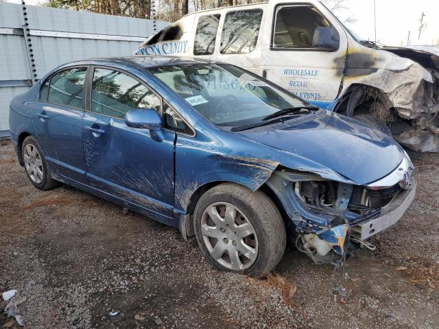 2HGFA1F51AH578719 - 2010 HONDA CIVIC LX BLUE photo 4