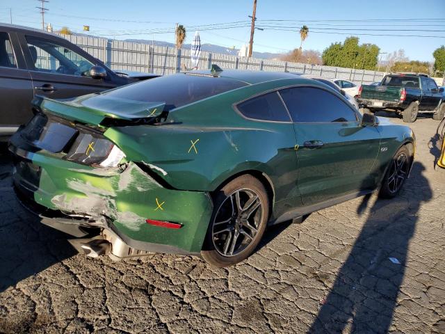 1FA6P8CF0N5133653 - 2022 FORD MUSTANG GT GREEN photo 3