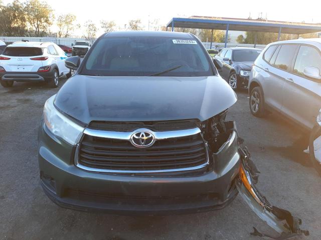 5TDZARFH3ES004327 - 2014 TOYOTA HIGHLANDER LE GRAY photo 5