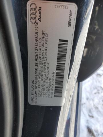 WAUHGAFC6CN152486 - 2012 AUDI A6 PRESTIGE BLACK photo 13