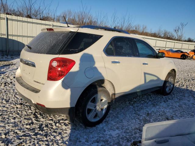 1GNALDEK2EZ104691 - 2014 CHEVROLET EQUINOX LTZ WHITE photo 3