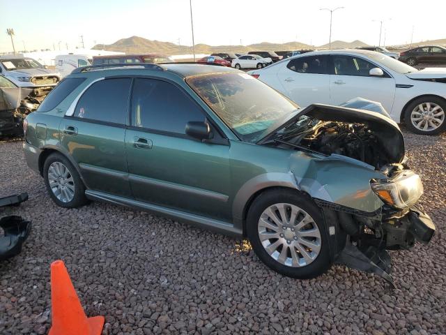 JF1GG68666G806310 - 2006 SUBARU IMPREZA OUTBACK SPORT GREEN photo 4