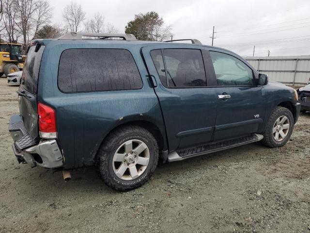 5N1AA08B65N731366 - 2005 NISSAN ARMADA SE BLUE photo 3