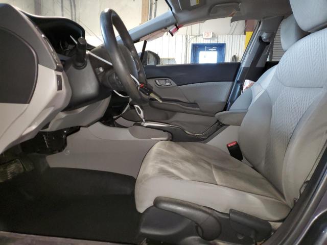 2HGFB2F5XEH555397 - 2014 HONDA CIVIC LX GRAY photo 7