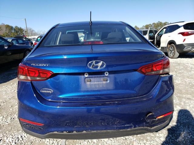 3KPC24A3XJE028145 - 2018 HYUNDAI ACCENT SE BLUE photo 6