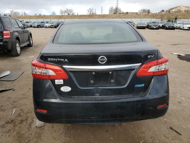 3N1AB7AP8DL689171 - 2013 NISSAN SENTRA S BLACK photo 6