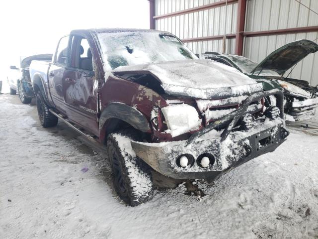 5TBDT44154S438320 - 2004 TOYOTA TUNDRA DOUBLE CAB SR5 MAROON photo 1