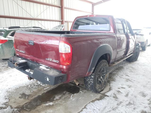 5TBDT44154S438320 - 2004 TOYOTA TUNDRA DOUBLE CAB SR5 MAROON photo 4