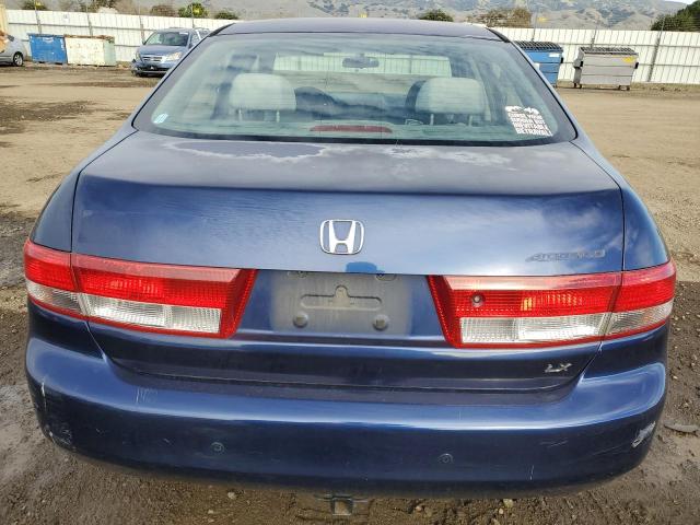 JHMCM56313C081950 - 2003 HONDA ACCORD LX BLUE photo 6