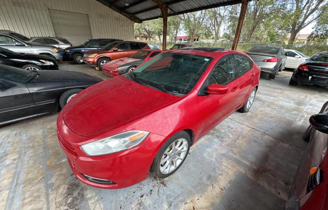 1C3CDFBA6DD176158 - 2013 DODGE DART SXT RED photo 2