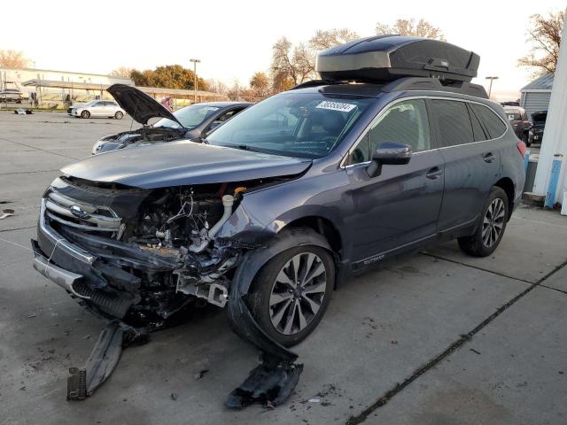 4S4BSANC2H3404158 - 2017 SUBARU OUTBACK 2.5I LIMITED GRAY photo 1