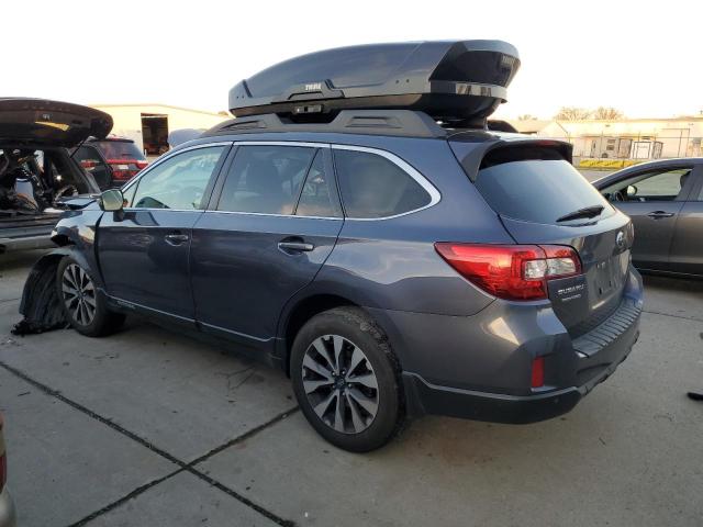 4S4BSANC2H3404158 - 2017 SUBARU OUTBACK 2.5I LIMITED GRAY photo 2